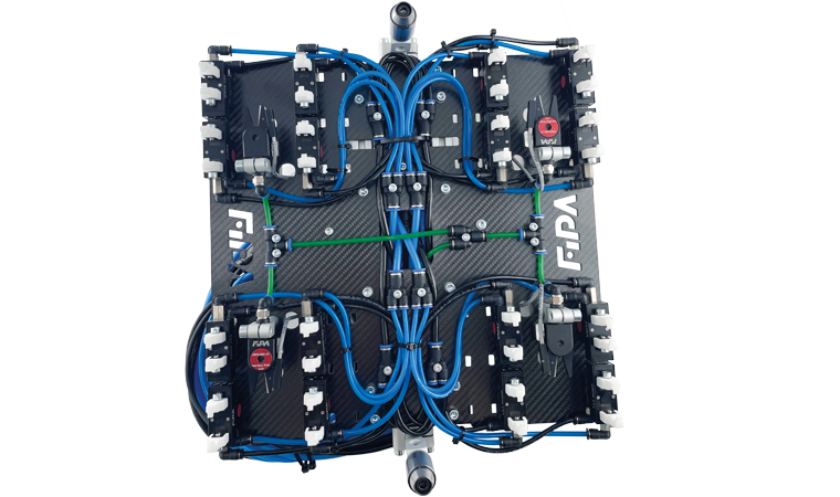 Plattenbasierter Entnahmegreifer mit Kundenspezifischen 3D-Druck